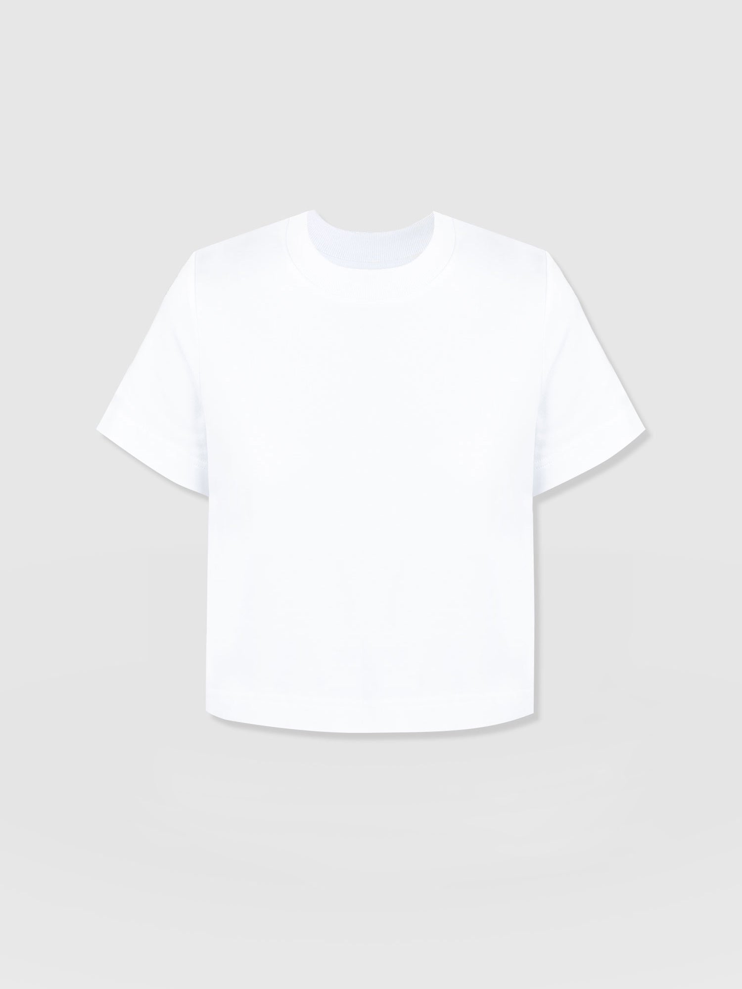 Chelsea Crew Neck Tee White - Women's T-Shirts | Saint + Sofia® USA